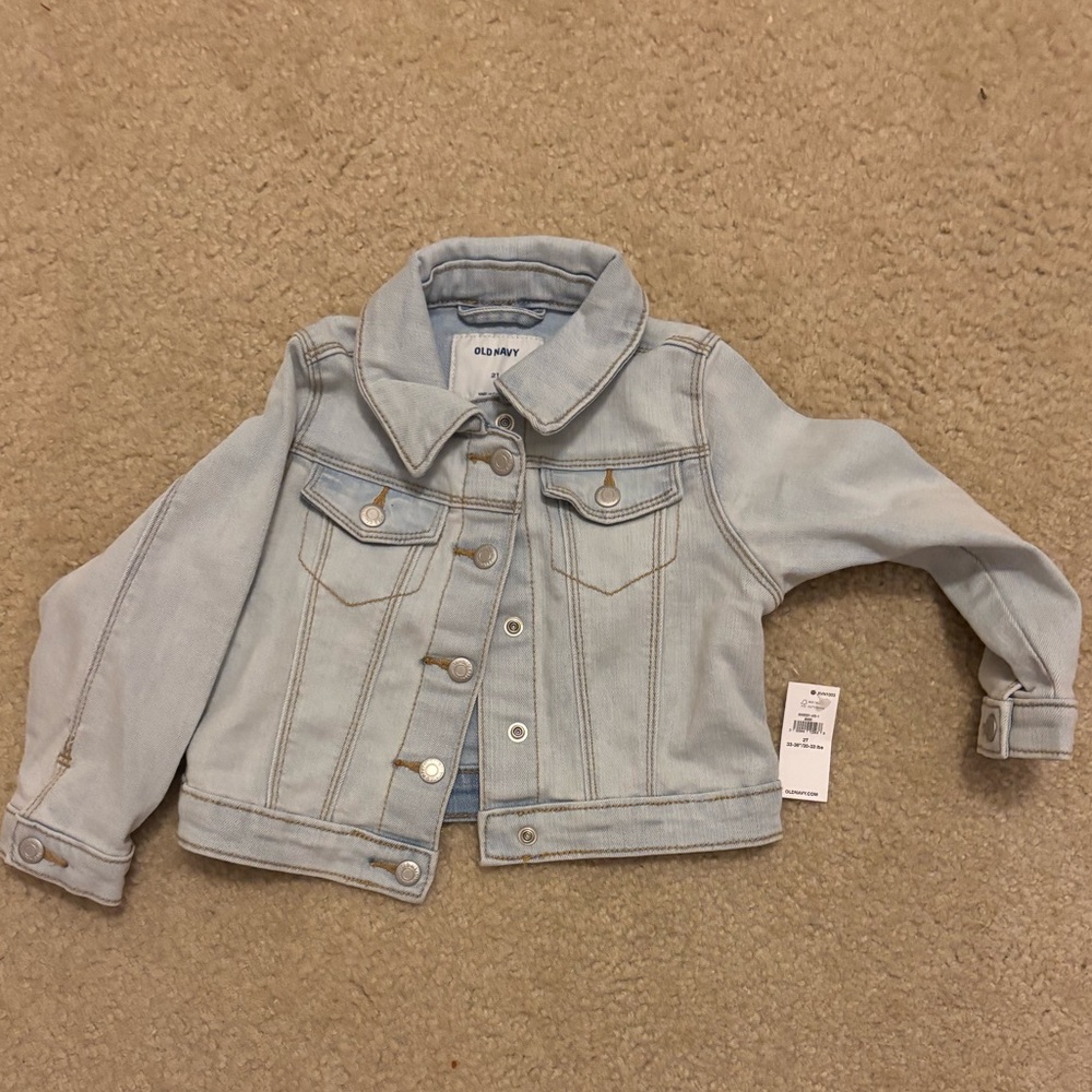 Old Navy 2T Light Wash Denim Jacket